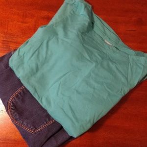 Woman Within Size 18/20 Boatneck T-shirt